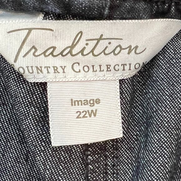 Tradition Country Stunning Embroidered Jeans Size 22W -Coastal Cowgirl Western - Picture 9 of 10